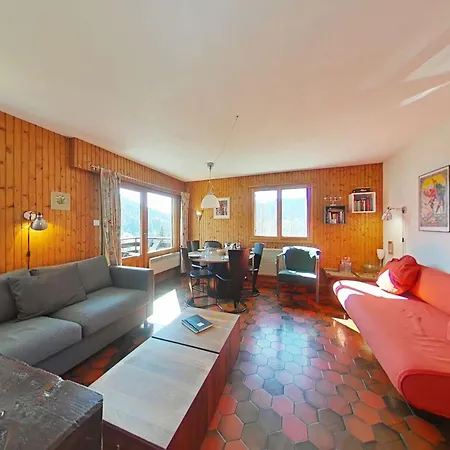 Apartment Grand Bornand, Appt 2 Pieces 5 Couchages, Calme, Cheminee, Navettes Proches - Fr-1-241-142